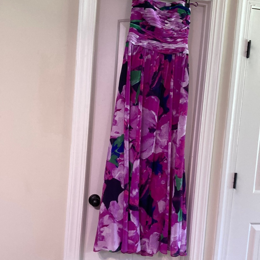 Ralph Lauren floral gown size 4